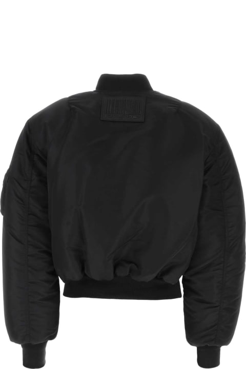 メンズ VTMNTSのコート＆ジャケット VTMNTS Black Nylon Padded Bomber Jacket