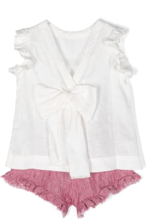 Bodysuits & Sets for Baby Girls Il Gufo Completo Con Ruches