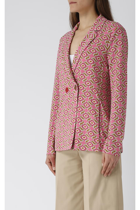 Malìparmi Coats & Jackets for Women Malìparmi Giacca Swirl Print Blazer