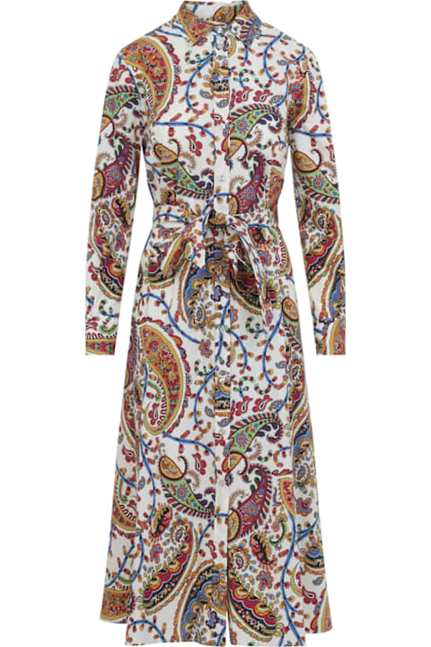 Homeware Etro Belted Midi Dress
