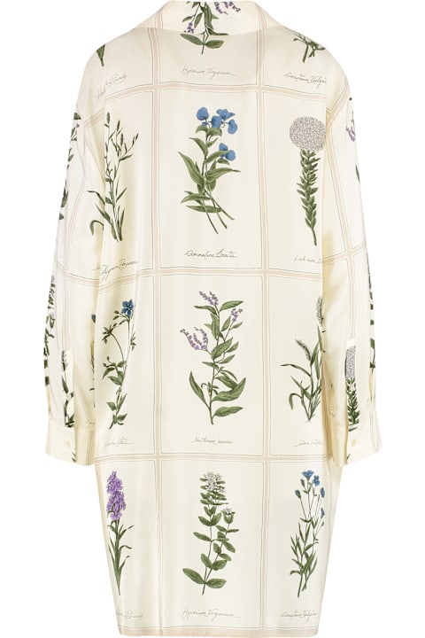 Weekend Max Mara فساتين لـ السيدات Weekend Max Mara Eccesso Printed Crêpe-de-chine Dress