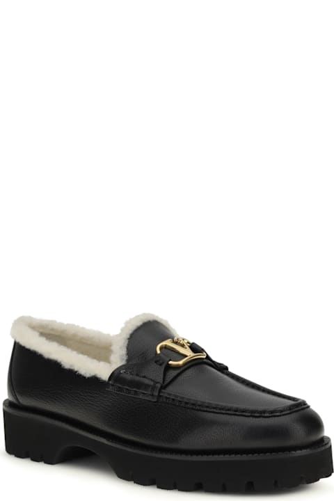 Valentino Garavani Vlogo Fur Loafers