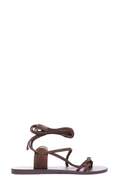ウィメンズ Manebiのサンダル Manebi Tie- Up Leather Sandals