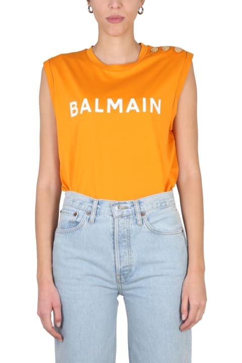 Homeware Balmain Logo Print T-shirt