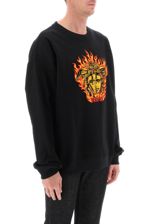 Versace for Men Versace Medusa Flame Sweatshirt