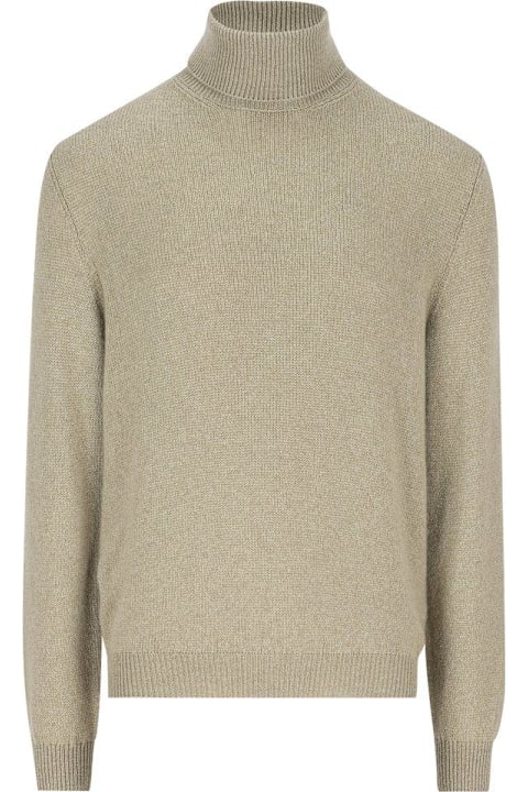 Loro Piana الملابس لـ القسم الرجالي Loro Piana Roll-neck Long-sleeved Jumper