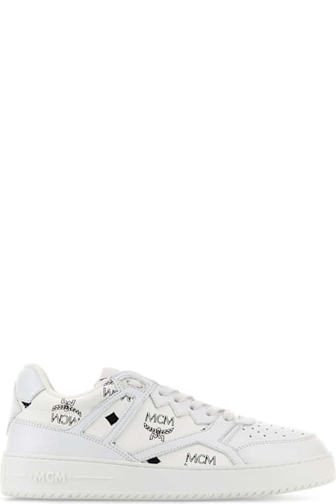 MCM for Kids MCM Printed Canvas Terrain Sneakers