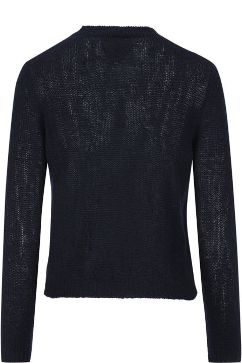 Sweaters for Women Prada Crewneck Knitted Jumper