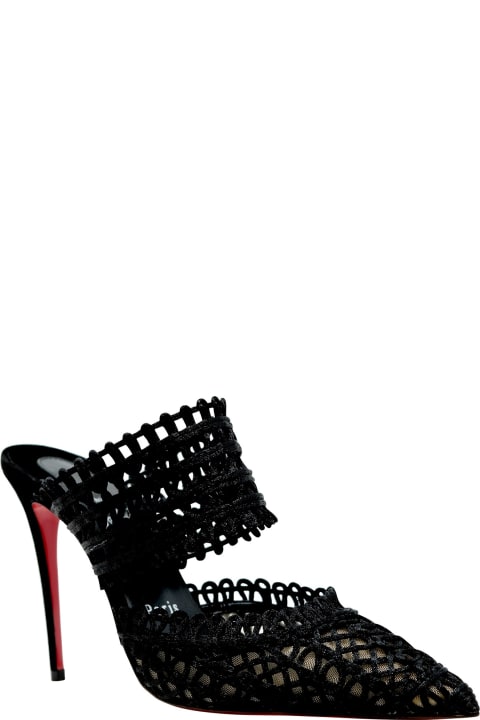 Fashion for Women Christian Louboutin Christian Louboutin Black Patent Deia 100 Sandals