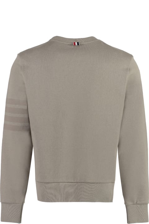 Thom Browne Fleeces & Tracksuits for Men Thom Browne Cotton Crew-neck Sweatshirt