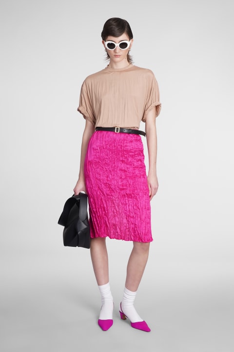 Acne Studios Topwear for Women Acne Studios Skirt In Fuxia Viscose