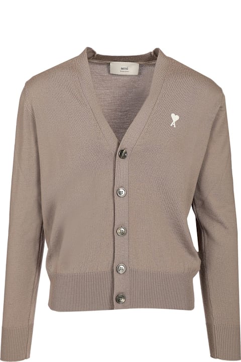 Sweaters for Men Ami Alexandre Mattiussi "ami De Coeur" Cardigan