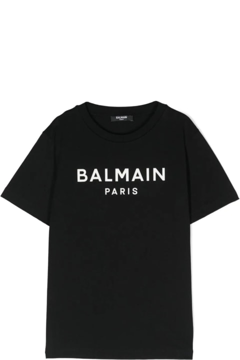 ボーイズ トップス Balmain Balmain T-shirts And Polos Black