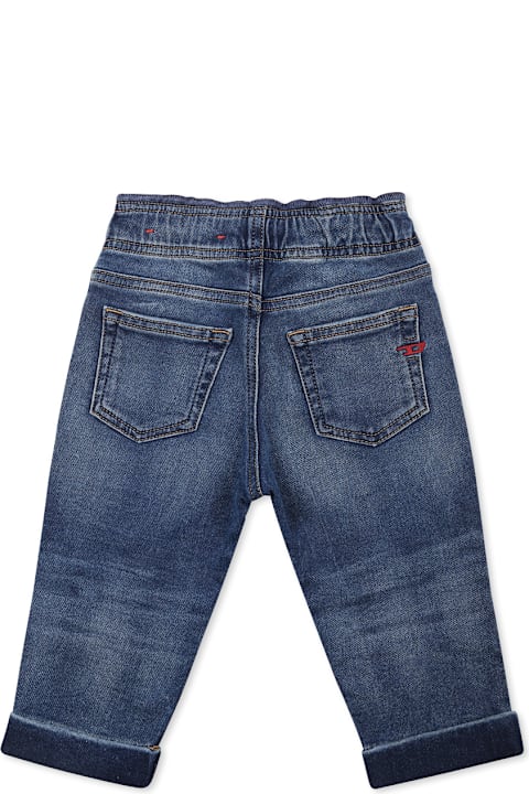 Homeware Diesel Blue Jeans For Baby Boy With Logo