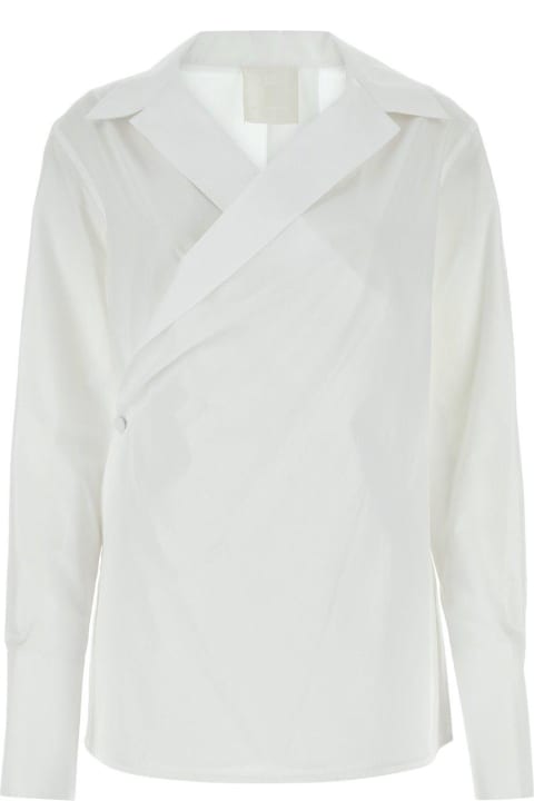 Givenchy Sale for Women Givenchy Wrap Poplin Shirt