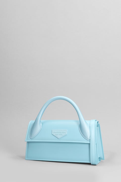 Totes for Women Marc Ellis Flat Arrow Hand Bag In Cyan Faux Leather