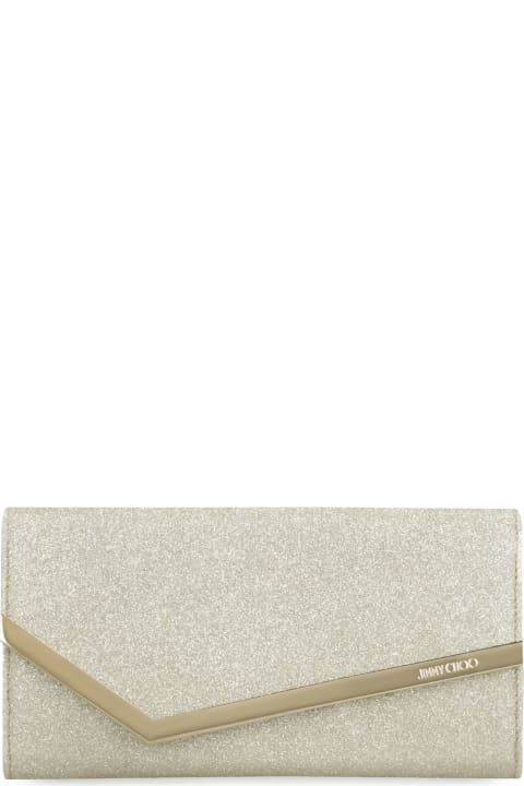 Fashion for Women Jimmy Choo Emmie Glitter Clutch