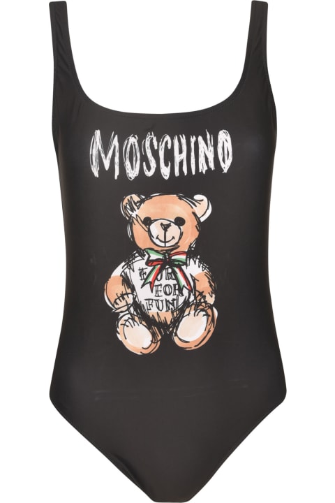 Moschino Underwear & Nightwear for Women Moschino Logo Bear Bodysuit