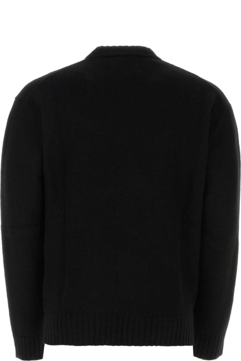Jil Sander Sweaters for Men Jil Sander Black Wool Sweater