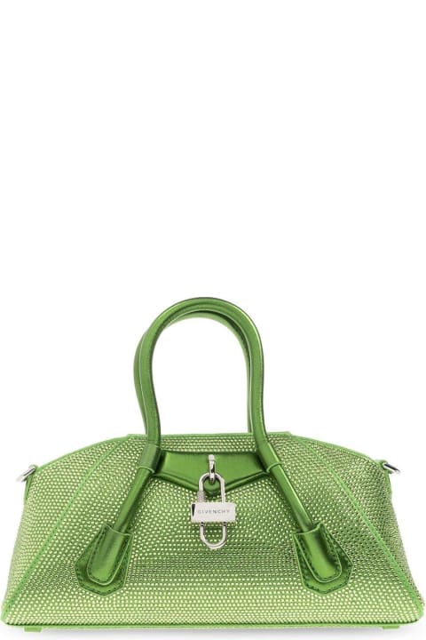 Givenchy for Women Givenchy Antigona Embellished Mini Top Handle Bag