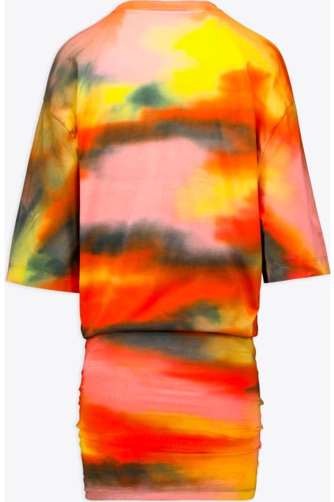 Fashion for Women Laneus Tie Dye Jersey Mini Dress Woman Multicolour tie-dye cotton mini dress - Tie Dye Jersey Mini Dress