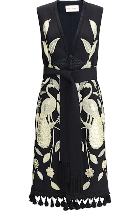 Valentino for Women Valentino Embroidered Long Vest