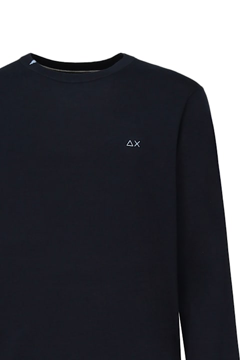 Sun 68 Sweaters for Men Sun 68 Cotton Sweater With Logo