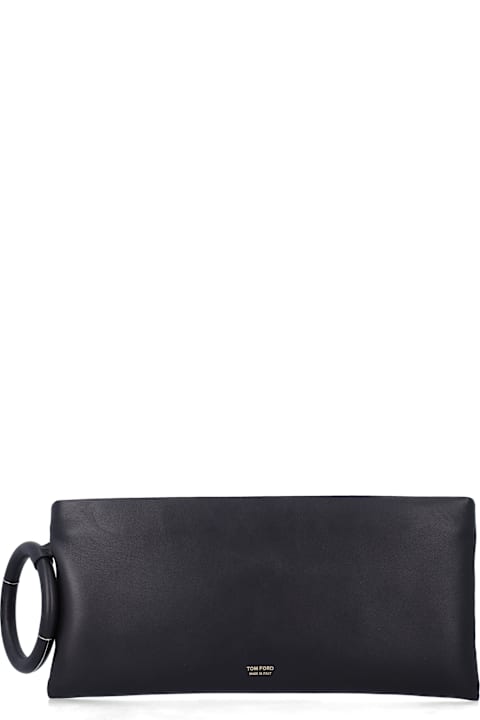 Homeware Tom Ford Ring Leather Clutch