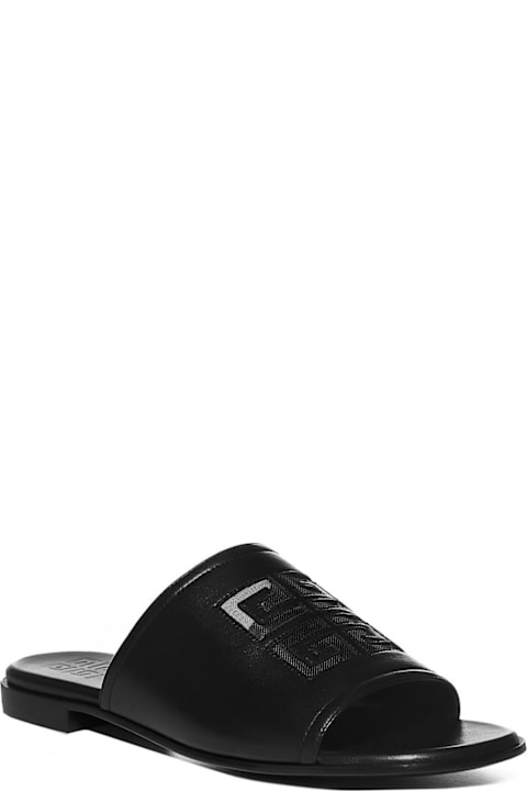 Sandals Sale for Women Givenchy 4g Logo Embossed Sandals