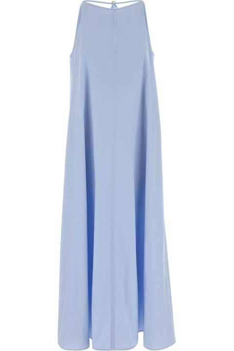 Agnona for Men Agnona Light Blue Poplin Dress