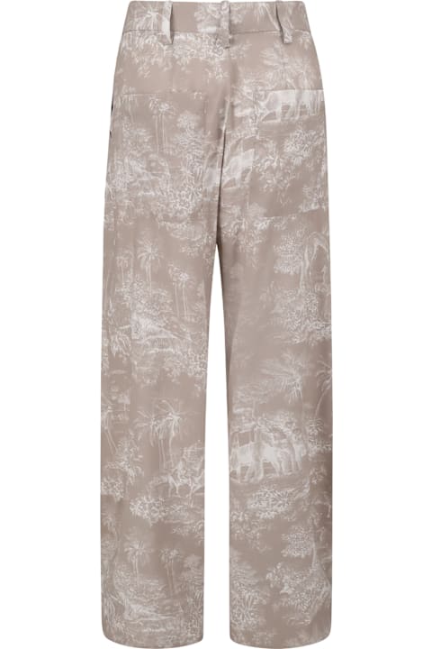 Ella Clothing for Women Ella Toile De Jouy Pattern Pants