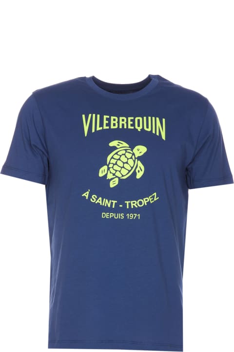 Vilebrequin Topwear for Men Vilebrequin T-shirt Tortue Flockee