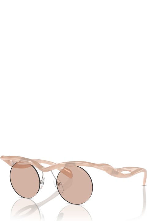 Accessories for Women Prada Eyewear Pr A24s Opal Peach Sunglasses