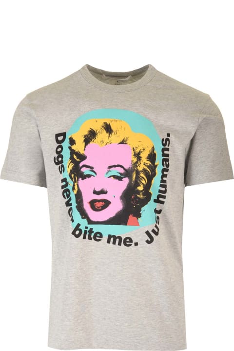 Topwear for Men Comme des Garçons T-shirt With Marilyn Monroe Print