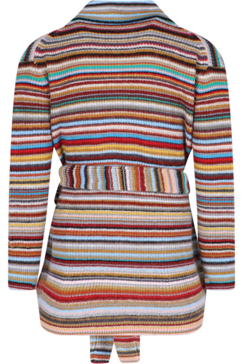 Paul Smith سترات لـ القسم الرجالي Paul Smith Belt Detail Sweater