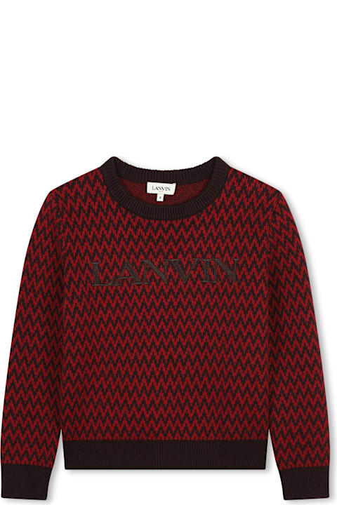 Lanvin Sweaters & Sweatshirts for Boys Lanvin Pull Con Logo