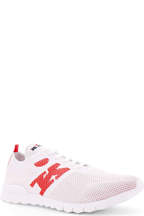 Kiton Sneakers for Men Kiton Knit Sneakers With Lateral Monogram