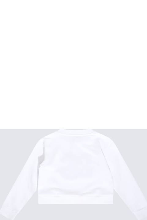ガールズ Dolce & Gabbanaのニットウェア＆スウェットシャツ Dolce & Gabbana White Cotton Sweatshirt