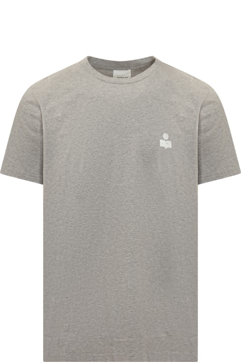 Topwear for Men Isabel Marant Logo Printed Crewneck T-shirt
