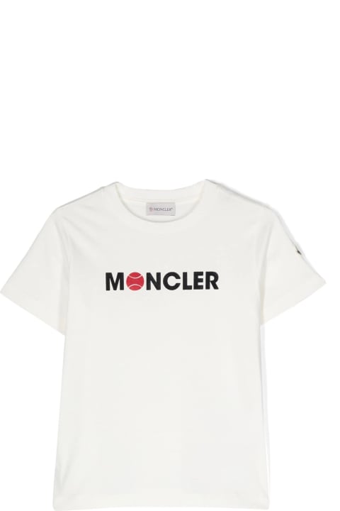 Moncler Sale for Kids Moncler Moncler New Maya T-shirts And Polos White