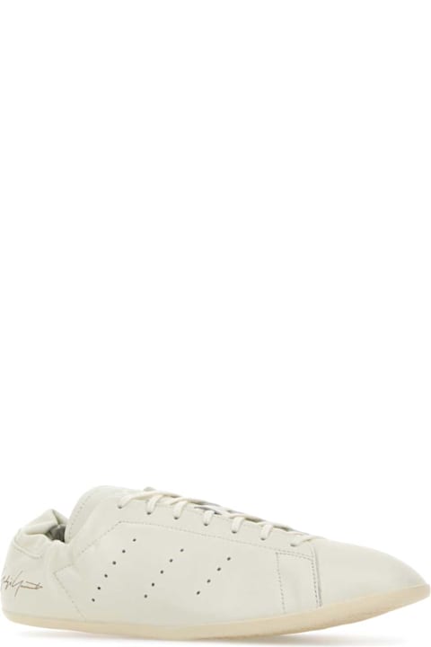 Y-3 White Leather Stan Smith Sneakers