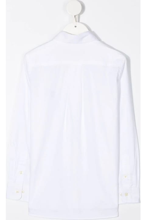 Shirts for Boys Polo Ralph Lauren White Slim-fit Oxford Shirt