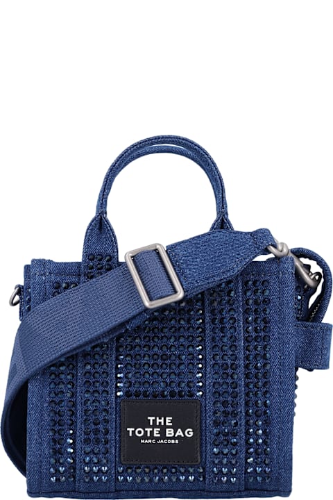 Marc Jacobs for Kids Marc Jacobs The Crystal Denim Crossbody Tote Bag