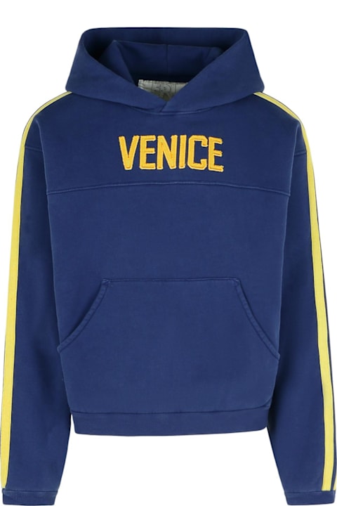 ERL for Men ERL Blue Cotton Sweatshirt