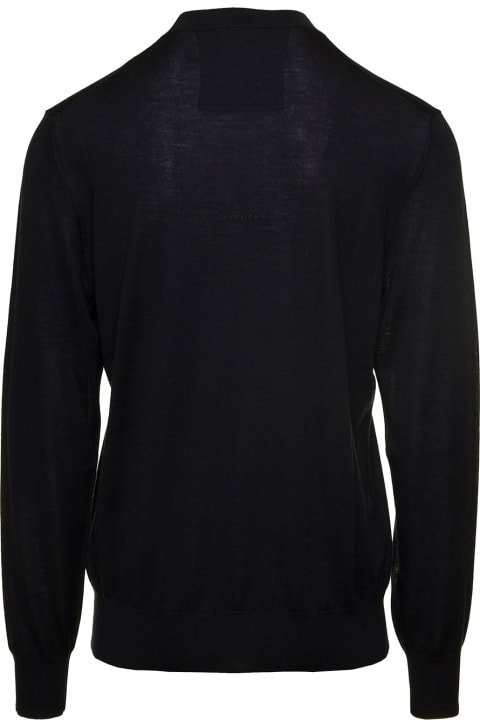 Givenchy Clothing for Men Givenchy Crewneck Pullover With Tonal Logo Embroidery