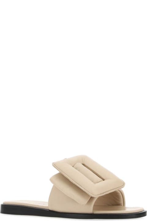 Homeware BOYY Sand Leather Puffy Slippers