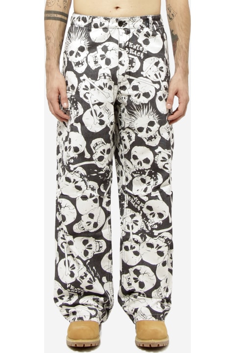 パンツ ERL Skull Printed Cargo Pants パンツ ERL Skull Printed Cargo Pants ERL Unisex Skull Cargo Pants