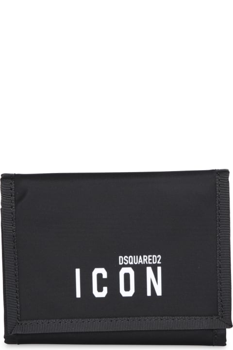 Dsquared2 Accessories Sale for Men Dsquared2 Icon Black Wallet