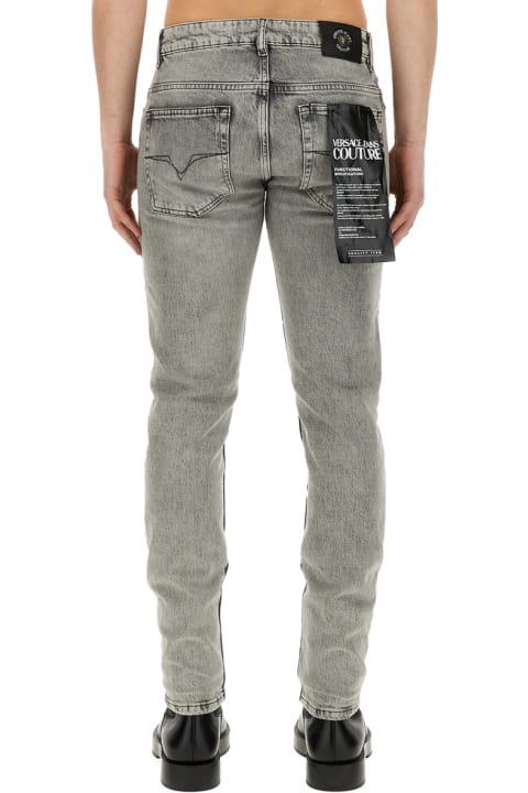 VERSACE ヒンストライフハイウエストミティスカト 【関税込】 Versace Stone Washed Jeans | italist