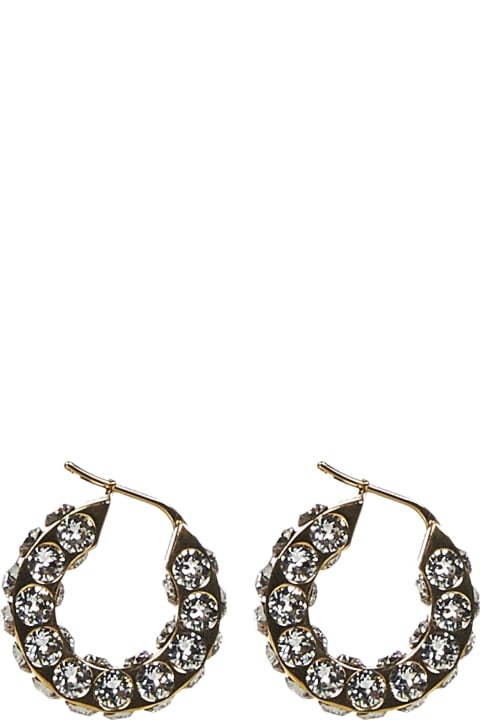 Earrings for Women Amina Muaddi Jah Hoop Small Earrings